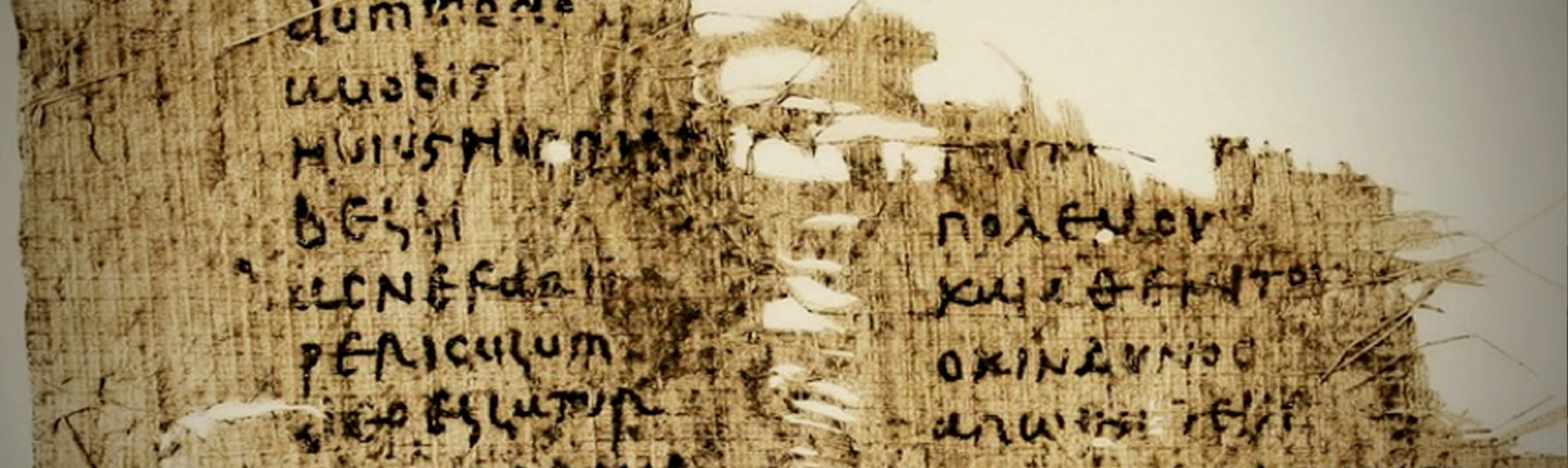 Papiro bilingüe de Cicerón de 1911