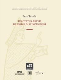 Portada Petrus Thomae, Tractatus breuis de modis distinctionum, critical edition with English and Catalan translation